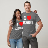 Ik hou van landbouw t-shirt (Unisex)