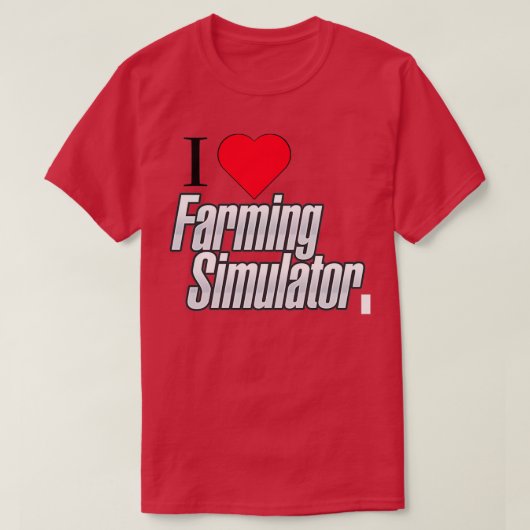 Ik hou van landbouwsimulator t-shirt (Design voorkant)