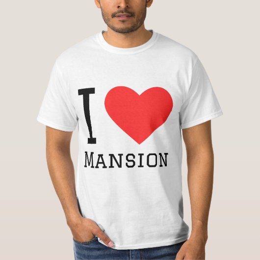Ik hou van landhuis t-shirt (Voorkant)