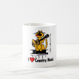 Ik hou van landmuziek van Kountry Kat Koffiemok
