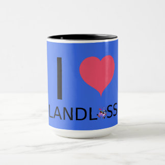 Ik hou van landverlies mok