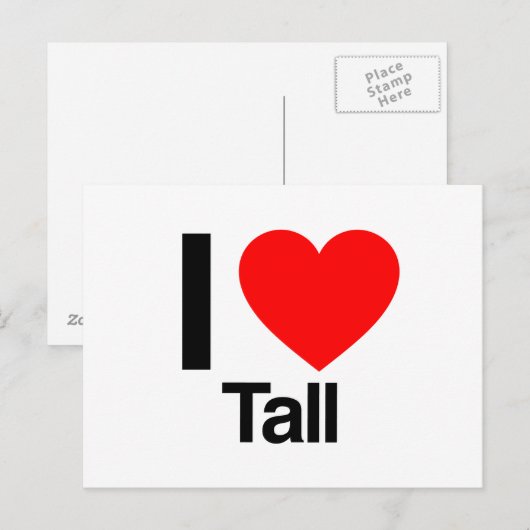 Ik hou van lang briefkaart (Voorkant / Achterkant)