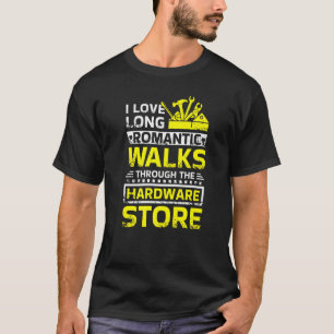 Ik hou van lange Romantische rondjes door de hardw T-shirt
