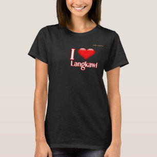 Ik hou van Langkawi-eiland T-shirt