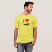 Ik hou van Lani hart T-Shirt (Voorkant volledig)