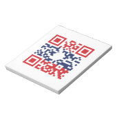 Ik hou van Laos (Khoy Huk Lao) Flag QR Code | Lao  Notitieblok (Linkerzijde)