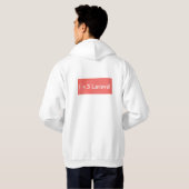 Ik hou van Laravel Hoodie (Achterkant volledig)