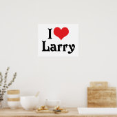 Ik hou van Larry Poster (Keuken)
