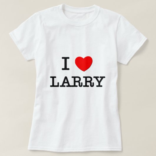 Ik hou van Larry T-shirt (Design voorkant)