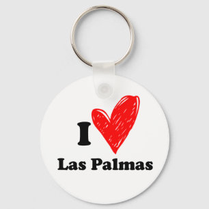Ik hou van Las Palmas Sleutelhanger