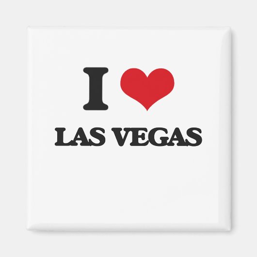 Ik hou van Las Vegas Magneet (Voorkant)