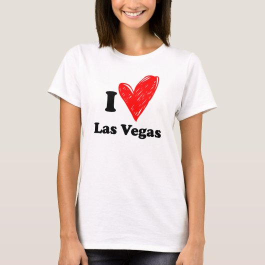 Ik hou van Las Vegas T-shirt (Voorkant)