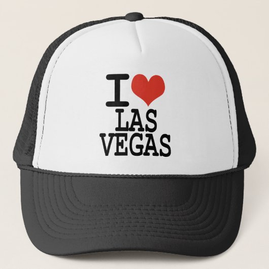 Ik hou van Las Vegas Trucker Pet (Voorkant)
