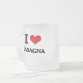 Ik hou van Lasagna Matglas Koffiemok (Voorkant links)