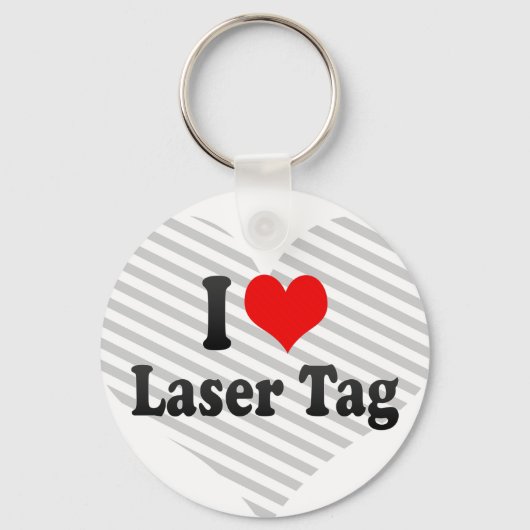 Ik hou van laserLabel Sleutelhanger (Voorkant)