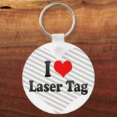 Ik hou van laserLabel Sleutelhanger (Voorkant)