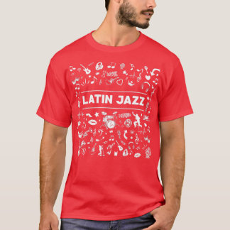 Ik hou van Latijn-Jazz Muziek Latijn T-shirt