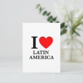 Ik hou van Latijns-Amerika Briefkaart (Staand voorkant)