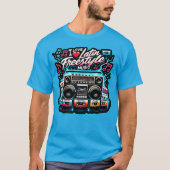 Ik hou van Latin Freestyle muziek T-shirt (Voorkant)