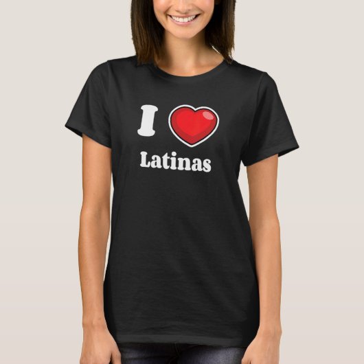 Ik hou van Latinas Big Heart Mexicana Pride Mexico T-shirt (Voorkant)