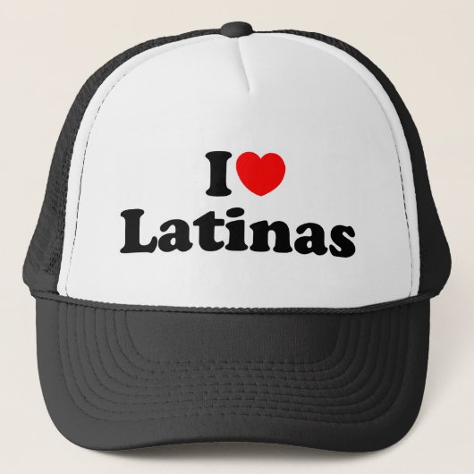 Ik hou van latinas trucker pet (Voorkant)