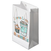 Ik hou van Latte Mornings Gift Bag Klein Cadeauzakje (Voorkant Gekanteld)