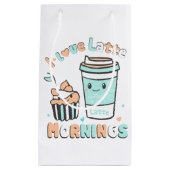 Ik hou van Latte Mornings Gift Bag Klein Cadeauzakje (Voorkant)