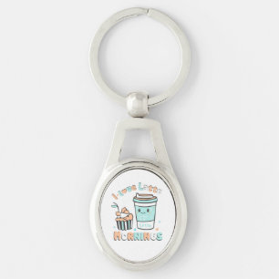 Ik hou van Latte Mornings Sleutelhanger