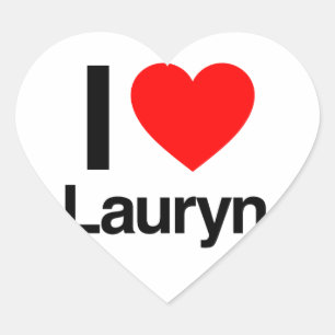 ik hou van lauryn hart sticker