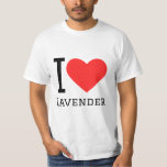 Ik hou van lavendel t-shirt<br><div class="desc">Ik hou van lavendel,  voor bloemliefhebbers</div>
