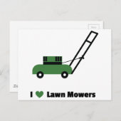 Ik hou van Lawn Mowers Briefkaart (Voorkant / Achterkant)