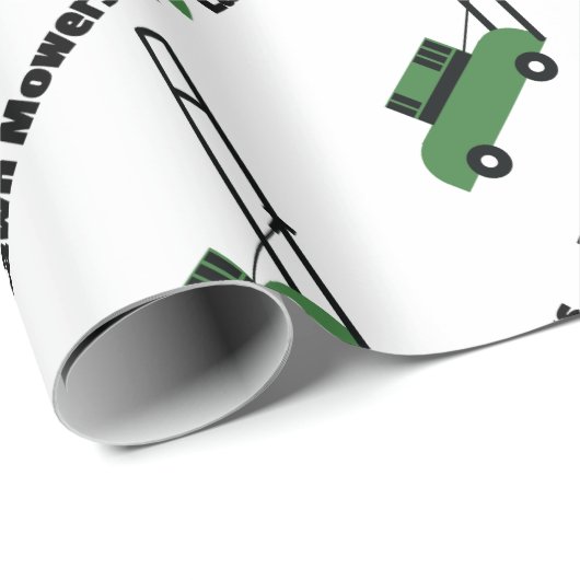 Ik hou van Lawn Mowers Cadeaupapier (Rol Hoek)