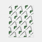 Ik hou van Lawn Mowers Fleece Deken (Voorkant)