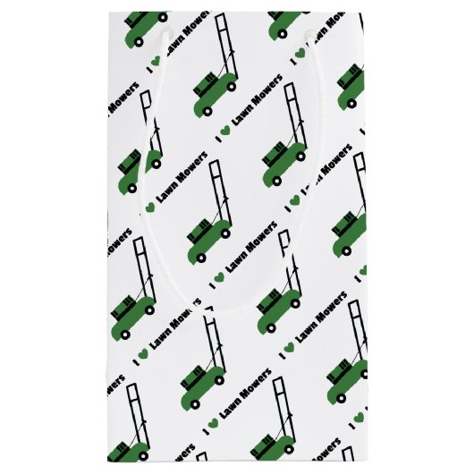Ik hou van Lawn Mowers Klein Cadeauzakje (Achterkant)
