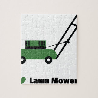 Ik hou van Lawn Mowers Legpuzzel