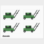 Ik hou van Lawn Mowers Rechthoekige Sticker (Vel)
