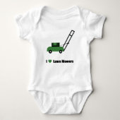 Ik hou van Lawn Mowers Romper (Voorkant)