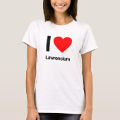 Ik hou van Lawrencum T-shirt (Voorkant)