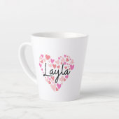Ik hou van Layla Latte Mok (Linkerhoek)