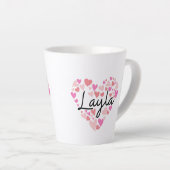 Ik hou van Layla Latte Mok (Rechterhoek)