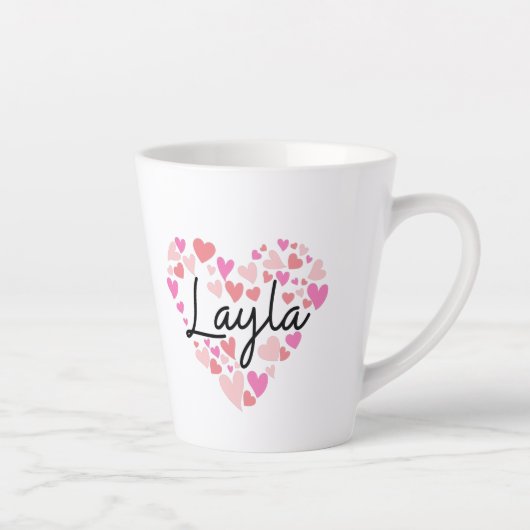 Ik hou van Layla Latte Mok (Rechts)