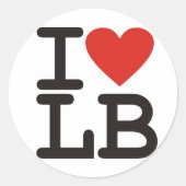 Ik hou van LB Sticker (Voorkant)