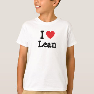Ik hou van Lean hart T-Shirt