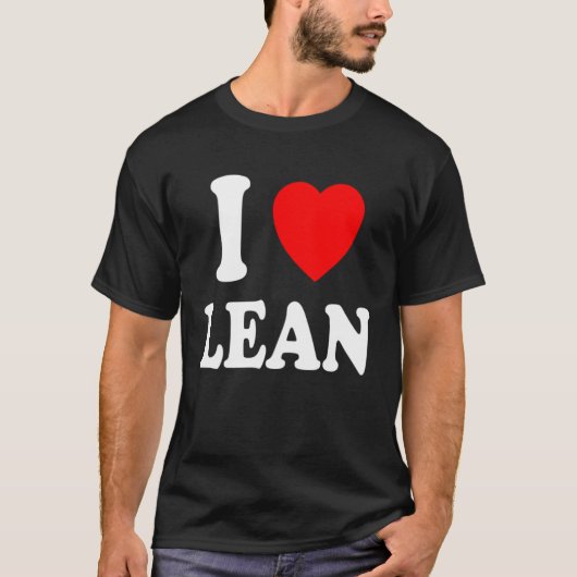 Ik hou van Lean T-shirt (Voorkant)