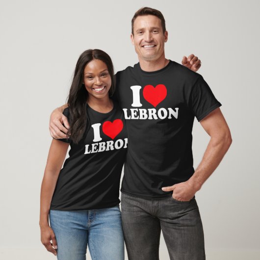 Ik hou van LeBron I Heart LeBron T-shirt (Unisex)