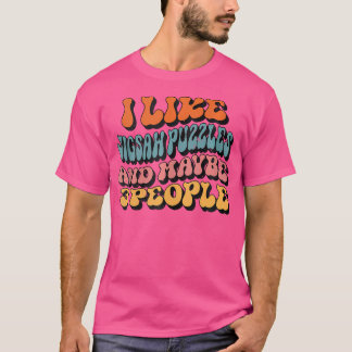 Ik Hou Van Legpuzzels En Misschien 3 Mensen Grappi T-shirt