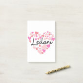 Ik hou van Leilani Post-it® Notes (Op bureau)