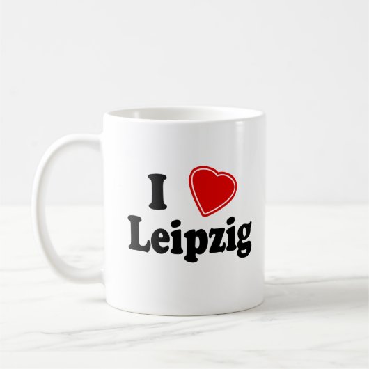 Ik hou van Leipzig Koffiemok (Links)