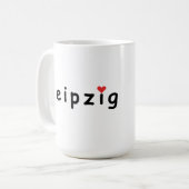 Ik hou van Leipzig Koffiemok (Voorkant links)