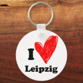Ik hou van Leipzig Sleutelhanger (Voorkant)